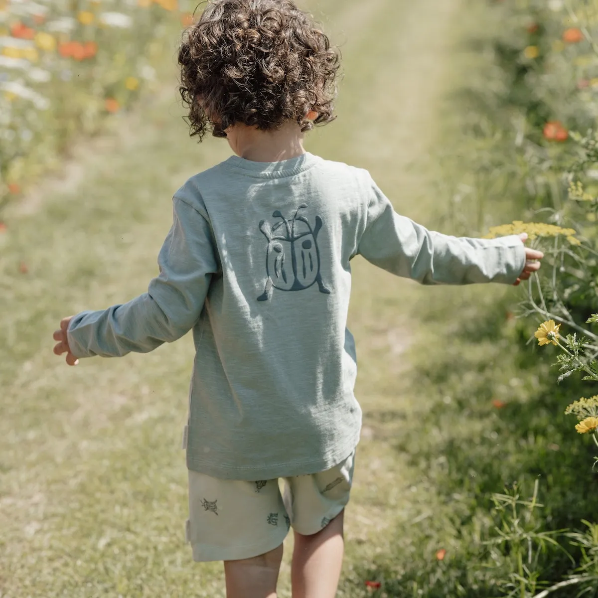 Little Dutch t-shirt lange mouw forest green