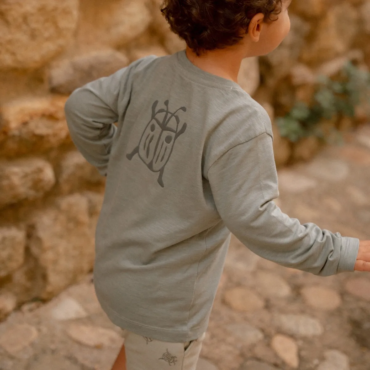Little Dutch t-shirt lange mouw forest green
