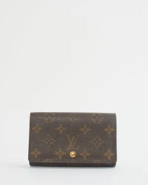 Louis Vuitton Monogram Canvas Bi Fold Wallet