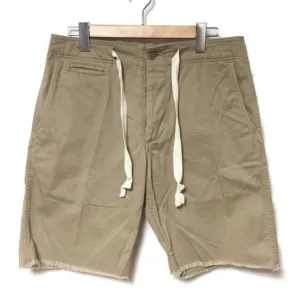[M]  Needles Cut Off Chino Draw Cord Shorts Beige