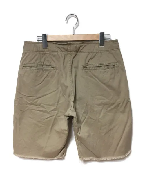 [M]  Needles Cut Off Chino Draw Cord Shorts Beige