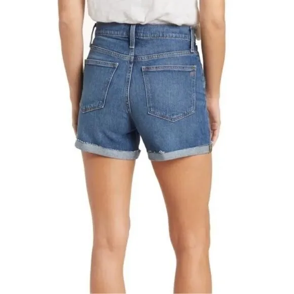 Madewell High Rise Denim Shorts Lemoyne Wash 25