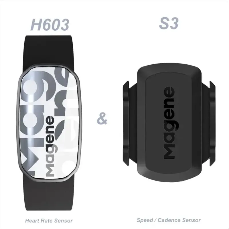 Magene h603: waterproof split strap chest strap heart rate monitor