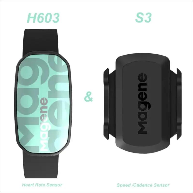 Magene h603: waterproof split strap chest strap heart rate monitor