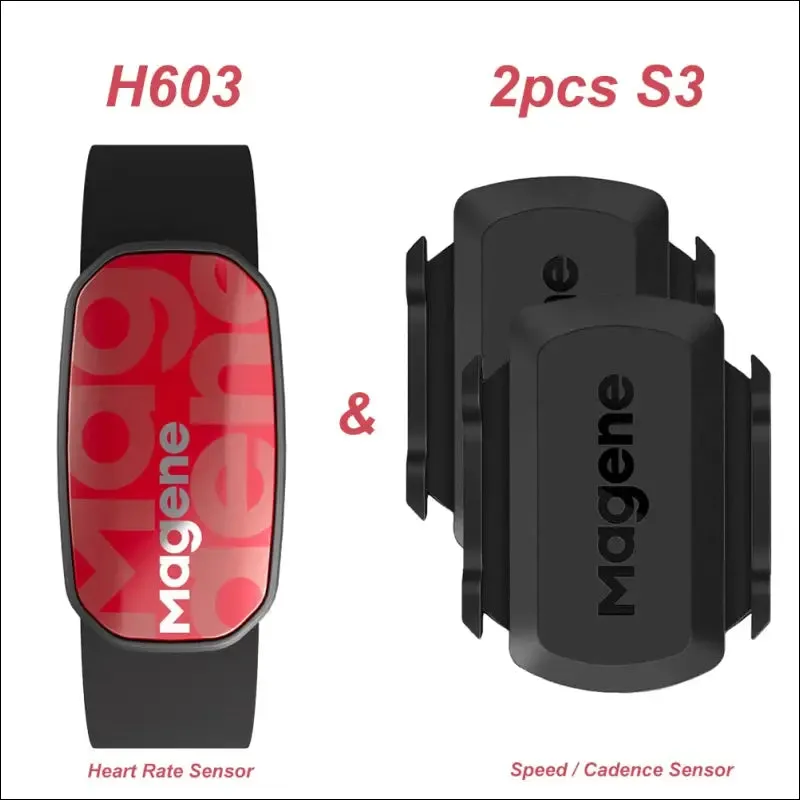 Magene h603: waterproof split strap chest strap heart rate monitor