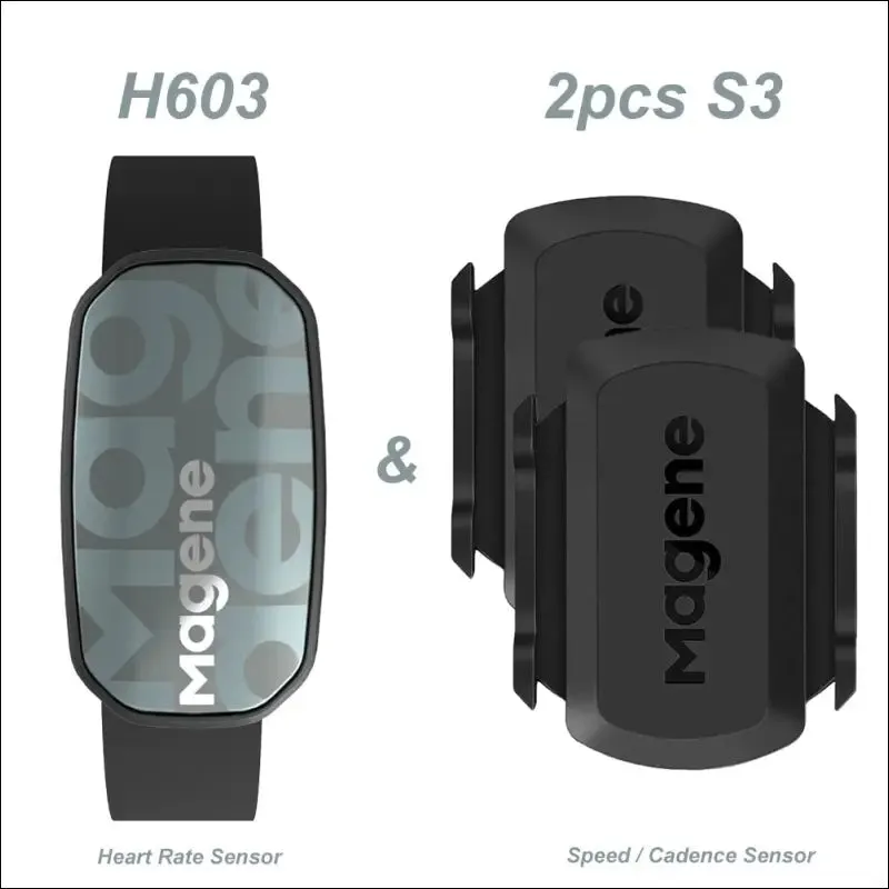 Magene h603: waterproof split strap chest strap heart rate monitor