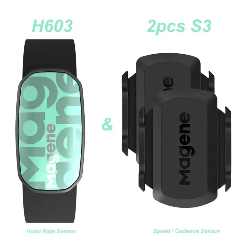Magene h603: waterproof split strap chest strap heart rate monitor