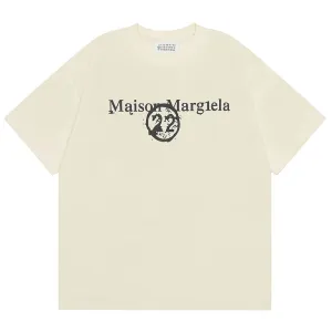 Maison Margiela Digital Letter Logo T-Shirts