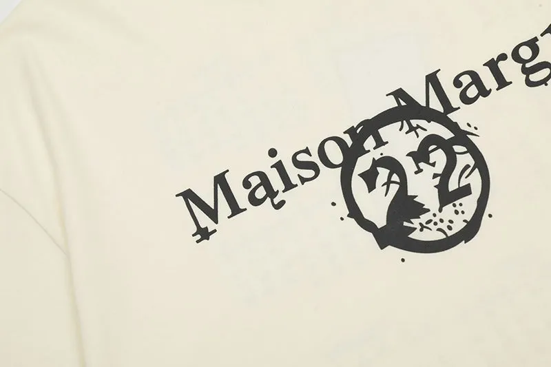 Maison Margiela Digital Letter Logo T-Shirts