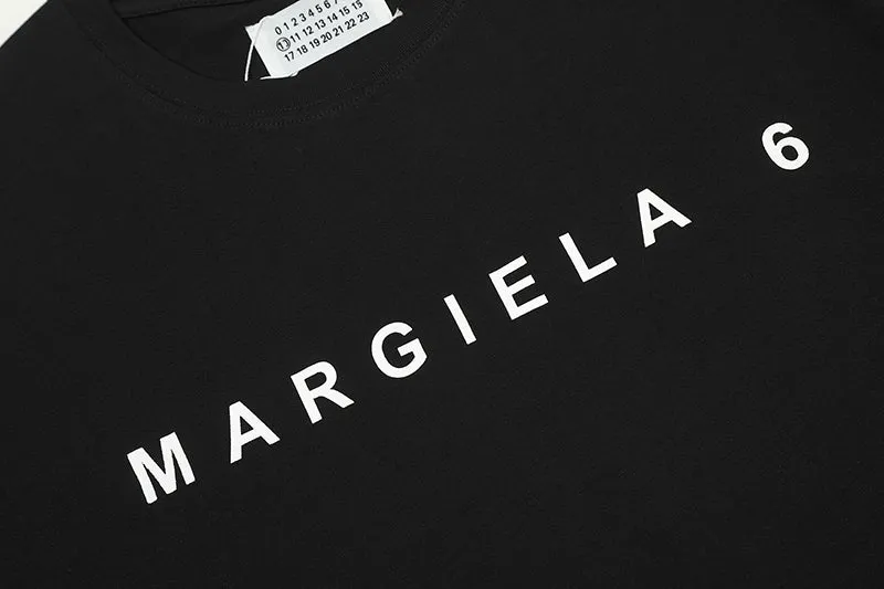 Maison Margiela Digital Letter Logo T-Shirts