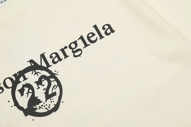 Maison Margiela Digital Letter Logo T-Shirts