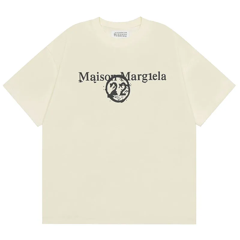 Maison Margiela Digital Letter Logo T-Shirts