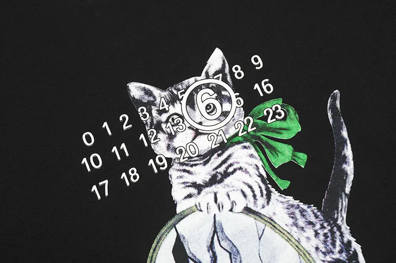 Maison Margiela Digital Printed Logo T-Shirts