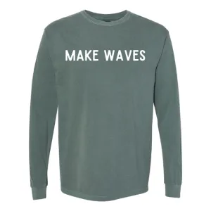 Make Waves - Unisex Long Sleeve Tee-Comes in 5 Colors