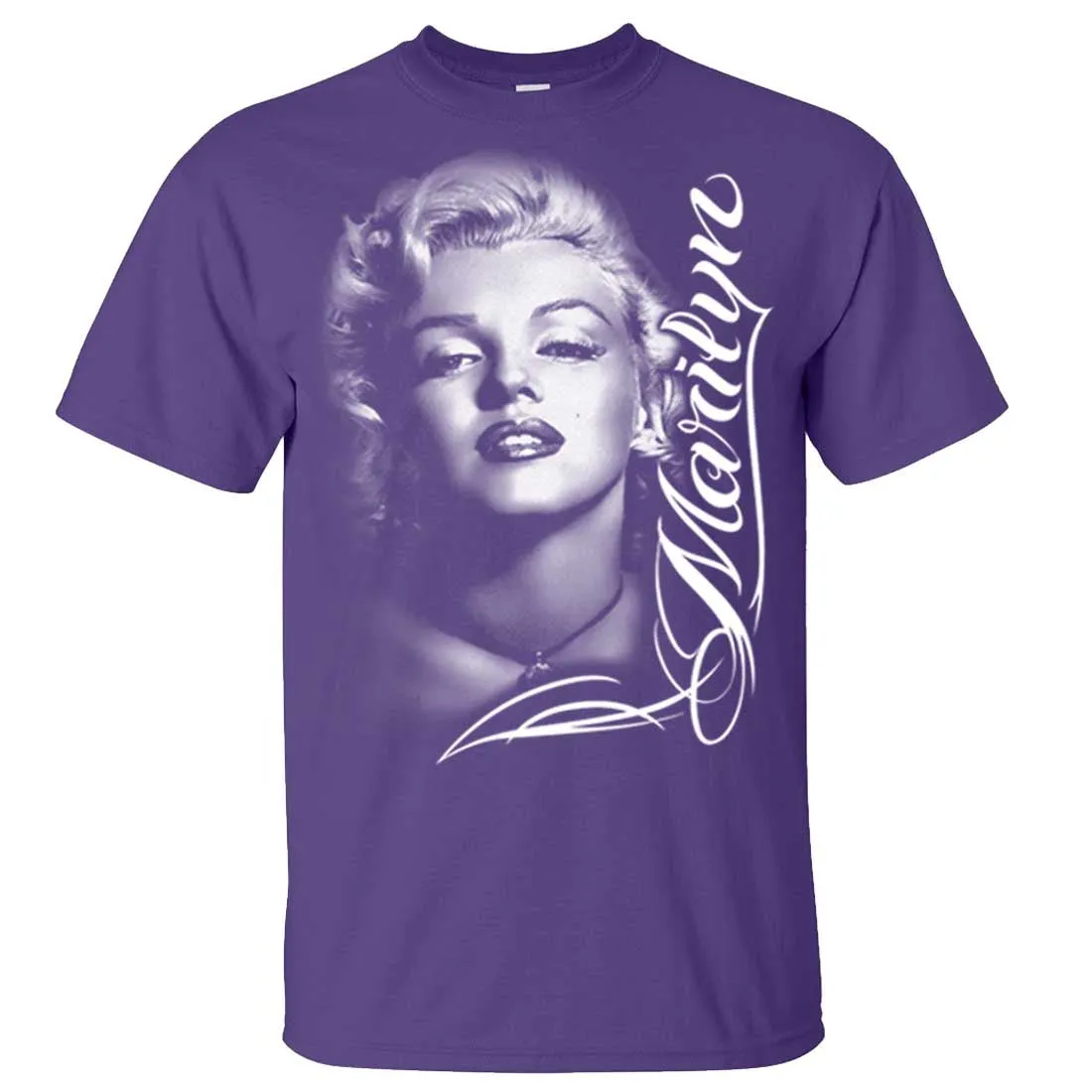 Marilyn Monroe Portrait Signature Asst Colors T-shirt/tee