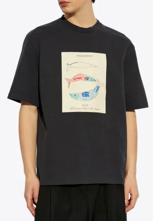 Marino Printed Crewneck T-shirt