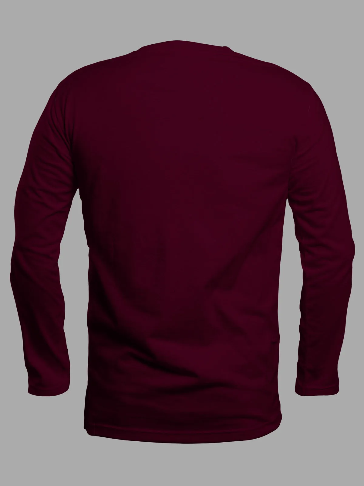 Maroon | ACTION series | Full Sleeve T shirt for Men