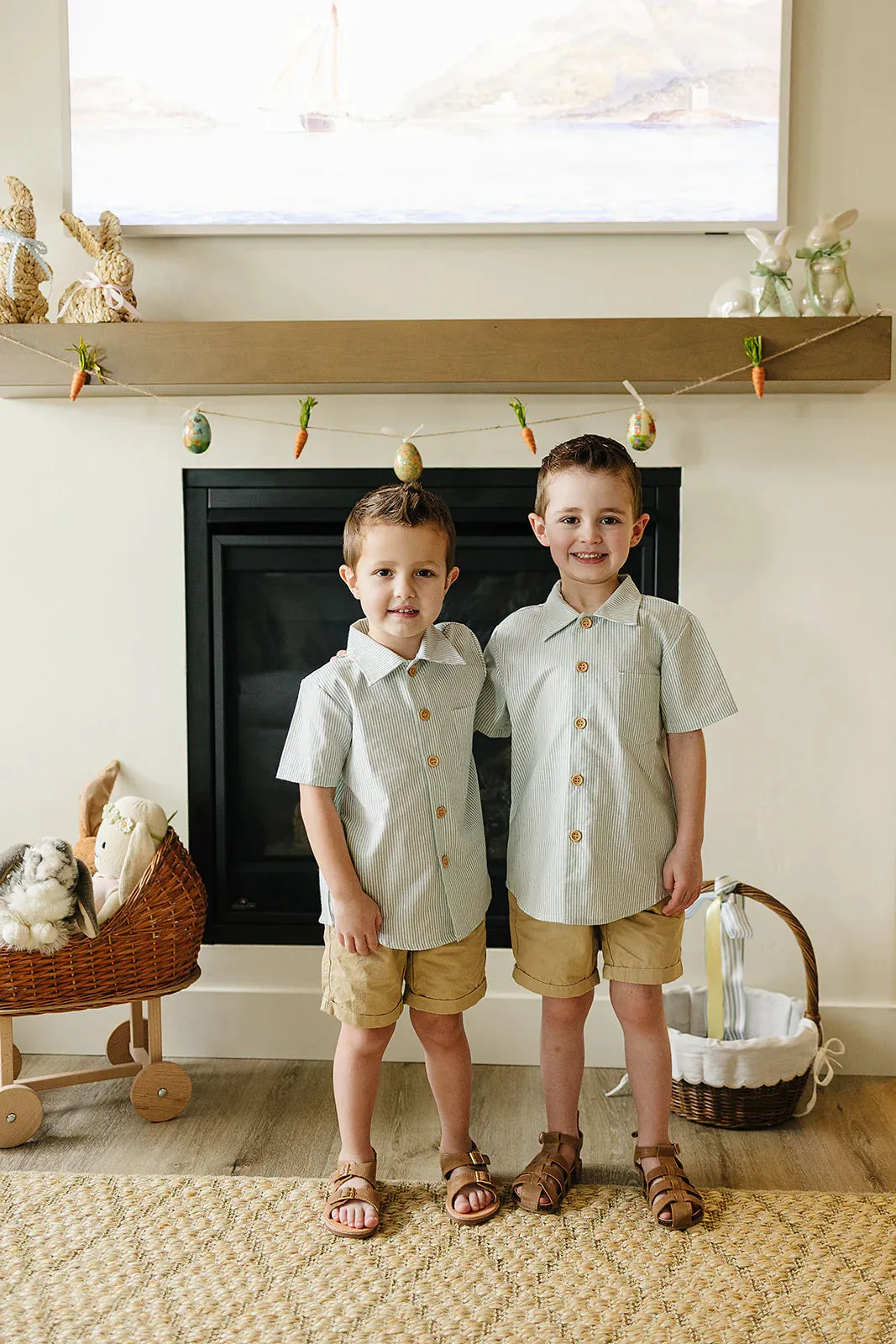 Mebie Baby Khaki Chino Shorts