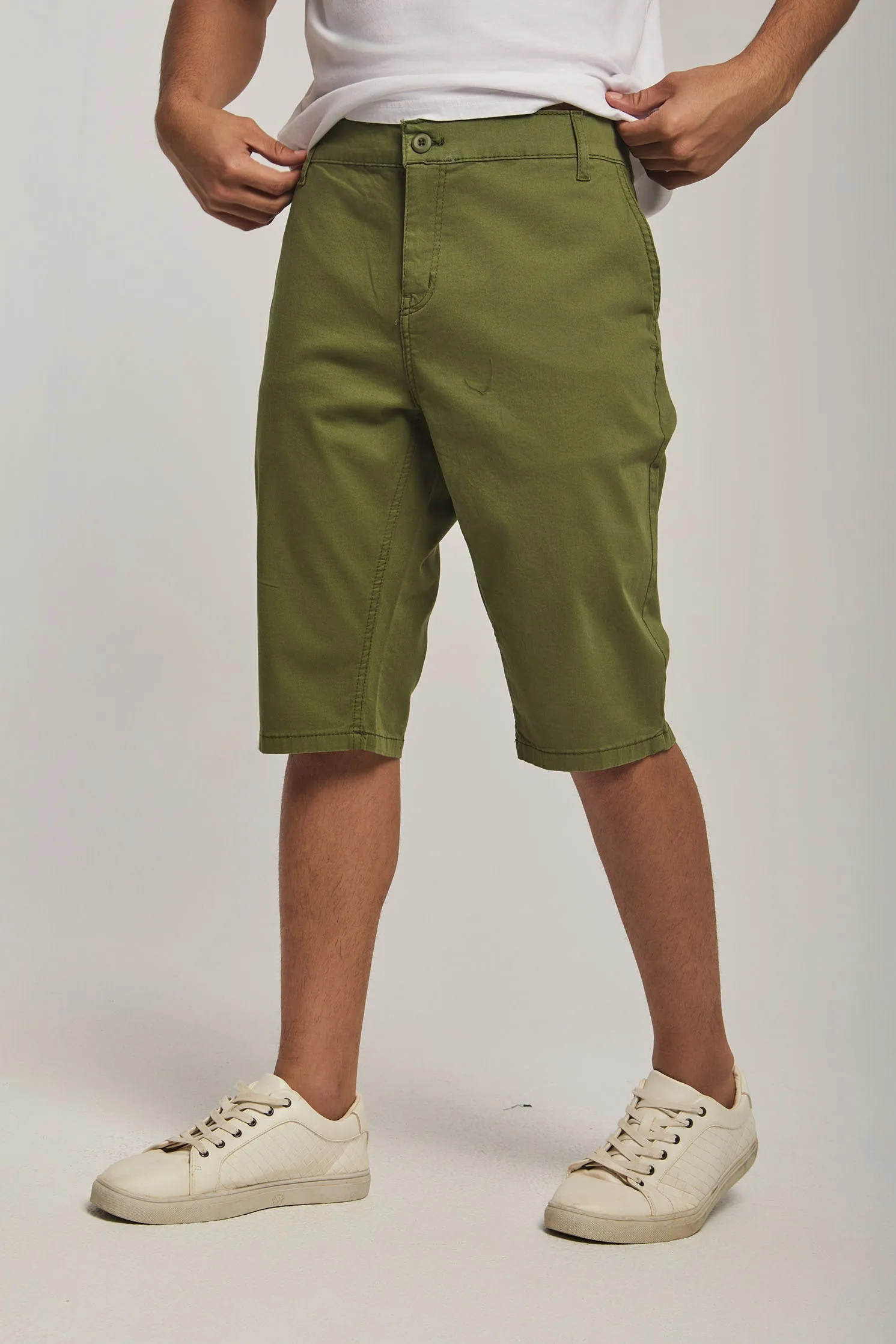 Men Cotton Socks Green