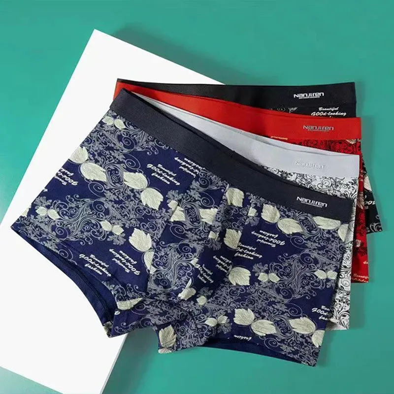 Men's Boxer Shorts - Cotton Underpants Set