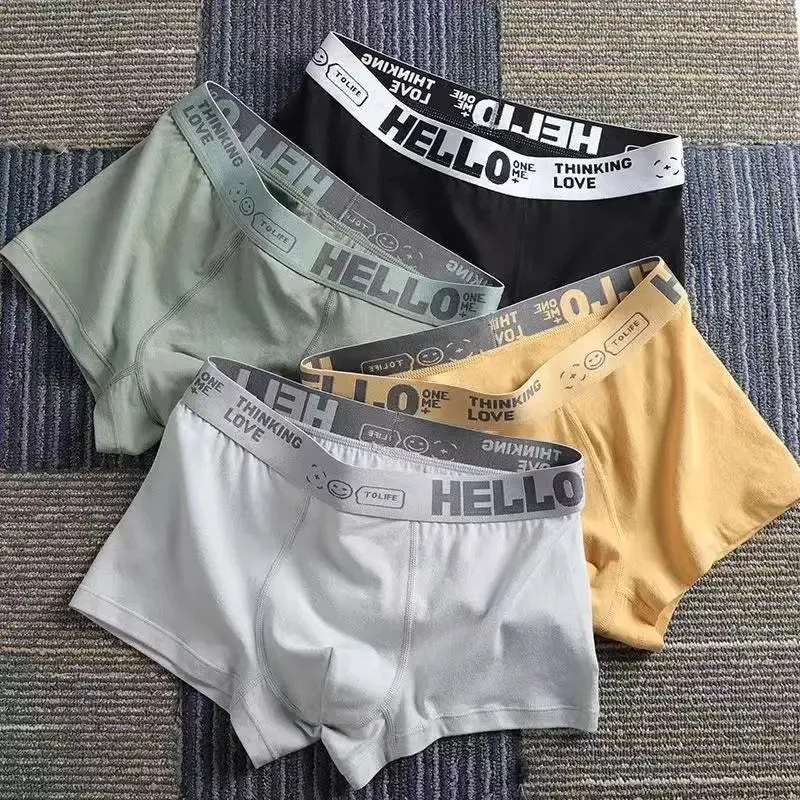 Men's Boxer Shorts - Cotton Underpants Set