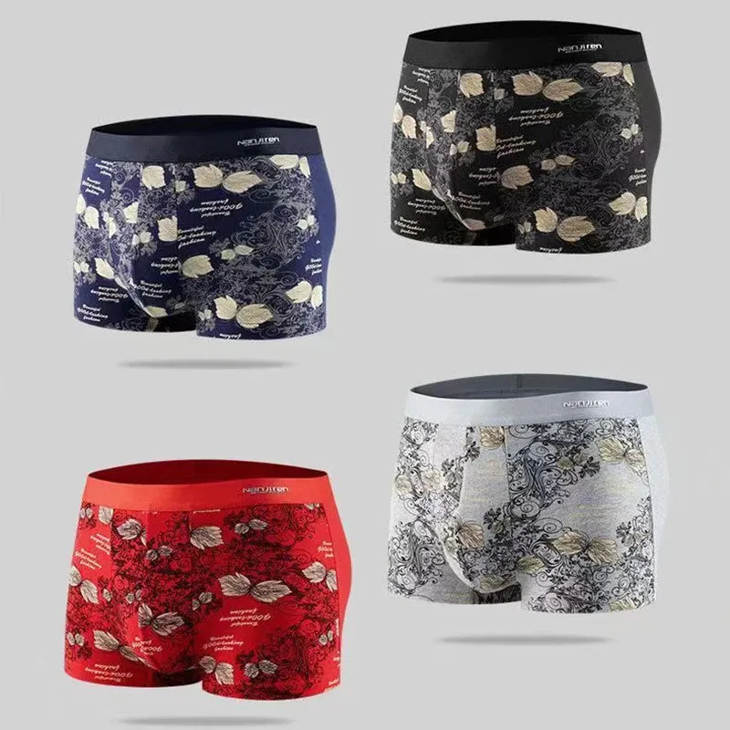 Men's Boxer Shorts - Cotton Underpants Set