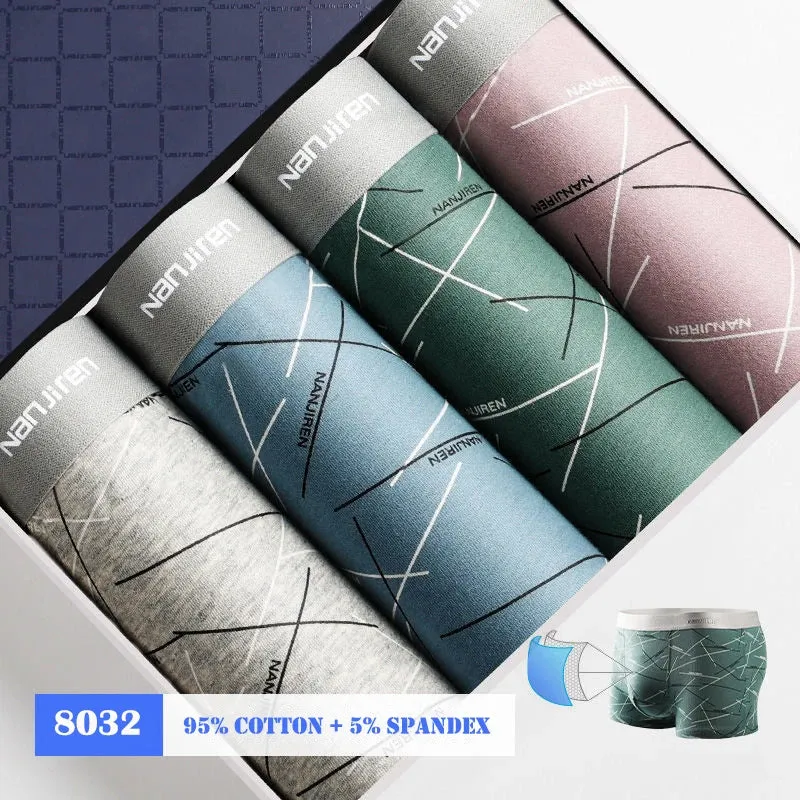 Men's Boxer Shorts - Cotton Underpants Set