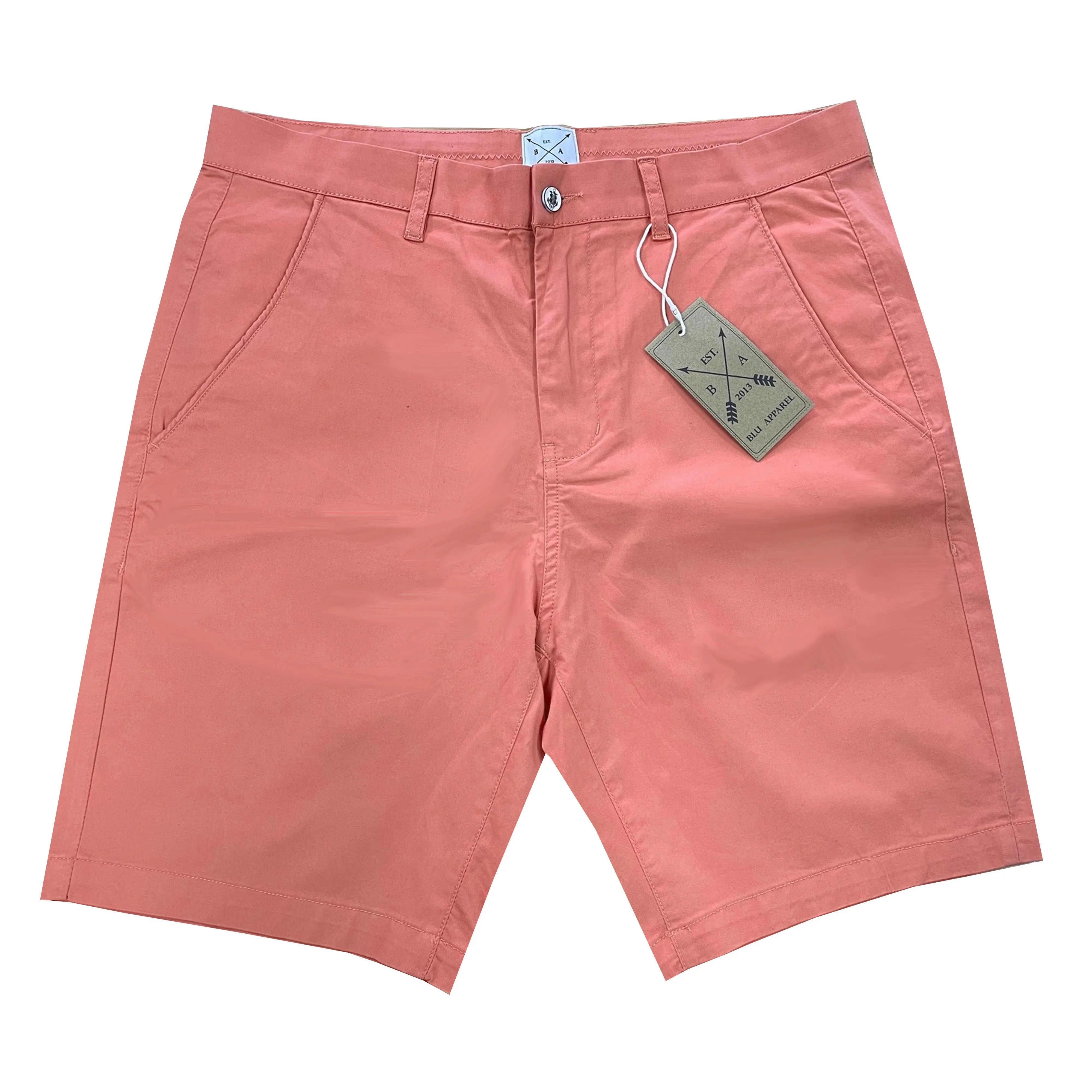 Men's Cotton Stretch Chino Shorts - Grey