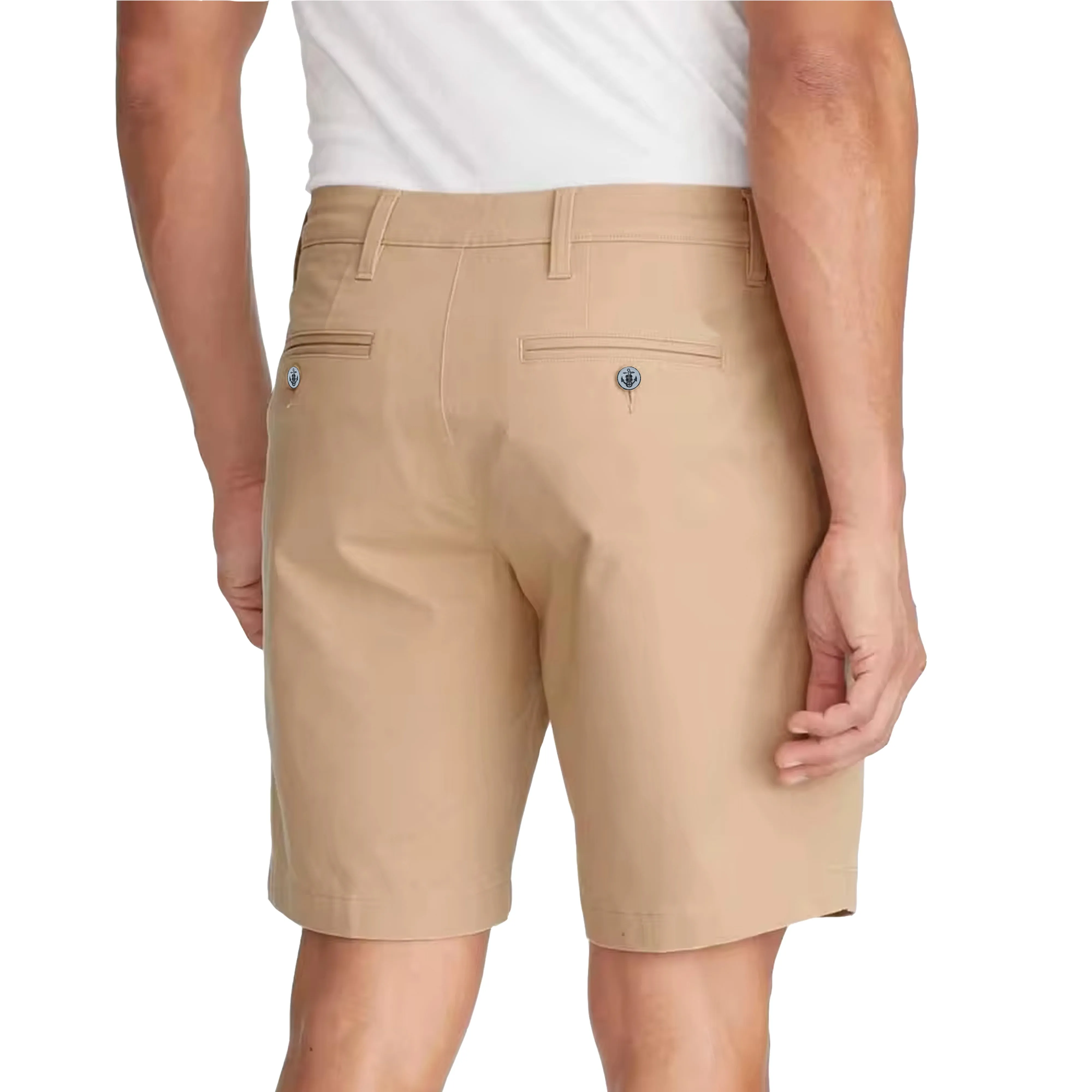 Men's Cotton Stretch Chino Shorts - Grey