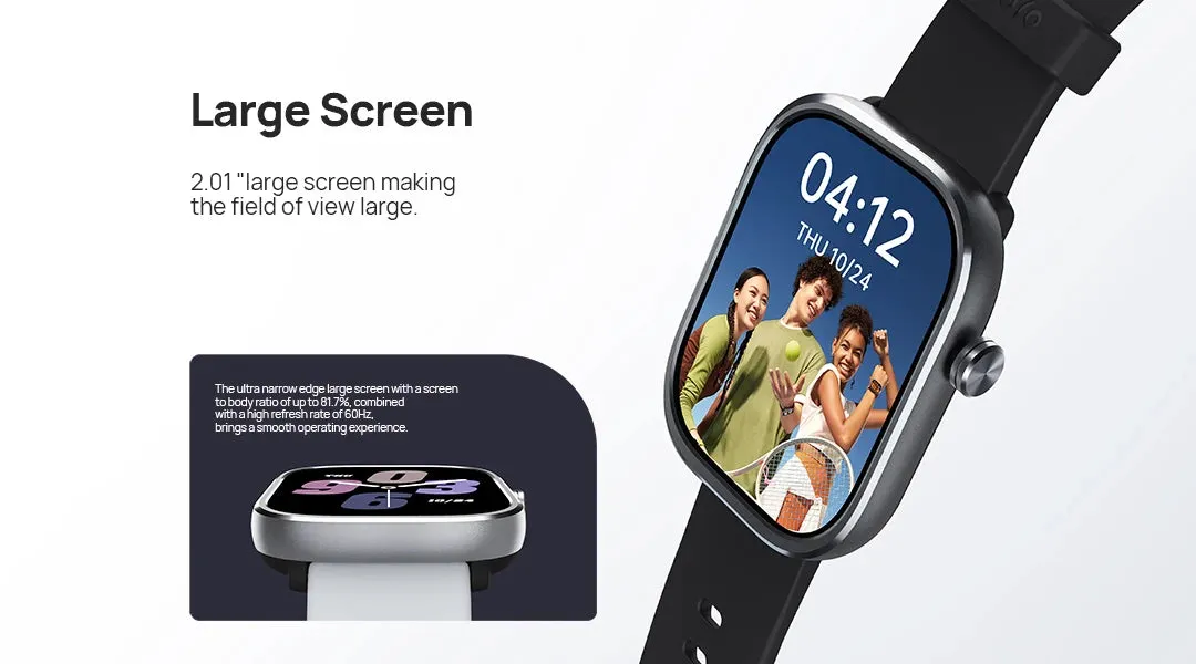 MIBRO Watch C4 2.0" HD Display Smart Watch