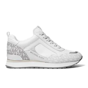 Michael Kors Wilma Mixed-Media Trainer Women - WHT
