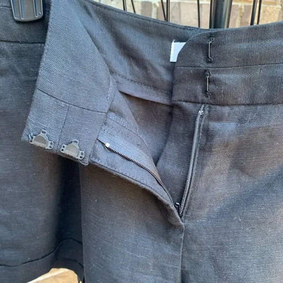 Milly Cuffed Black Shorts