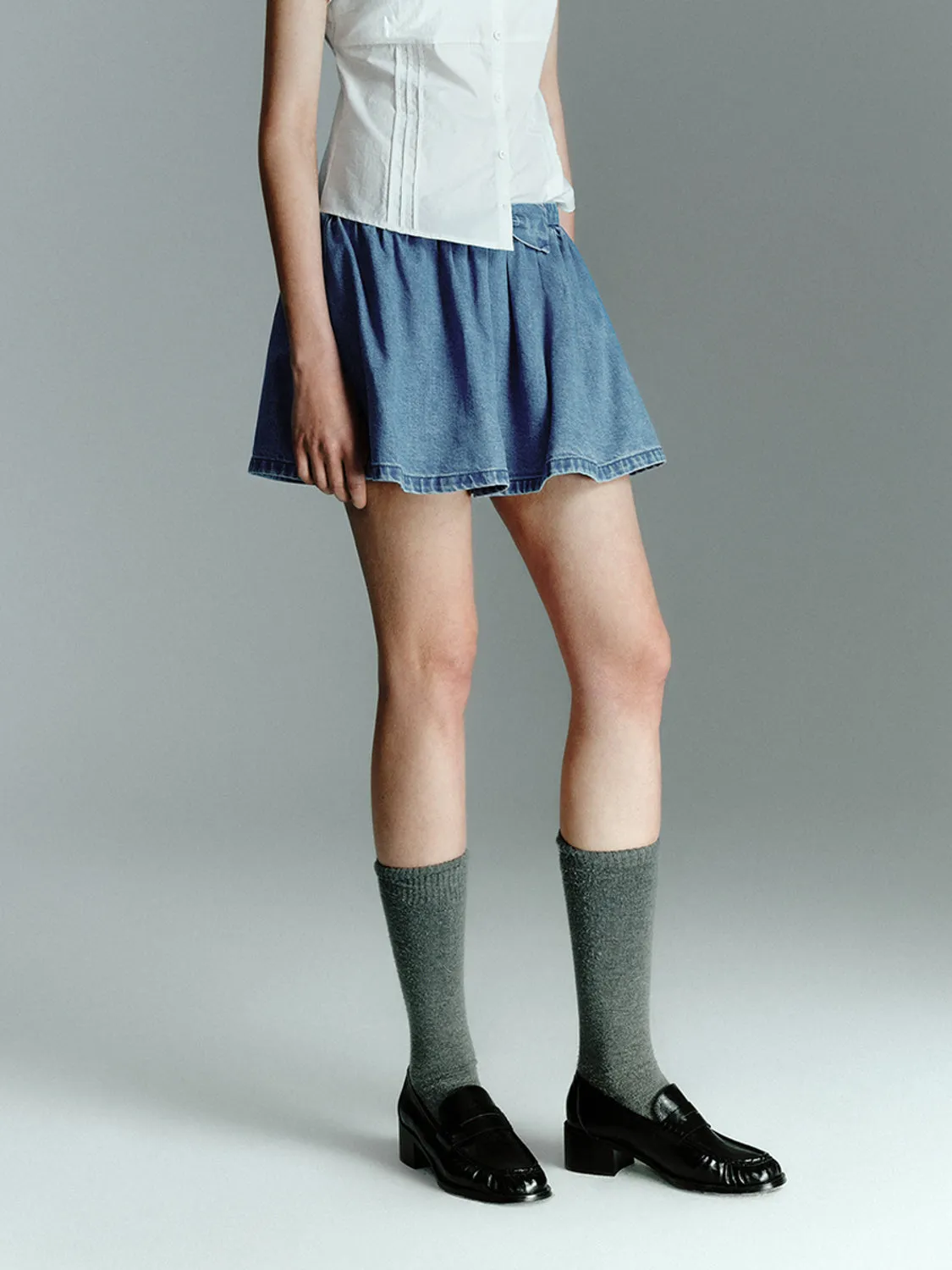 Mini Denim Skirts