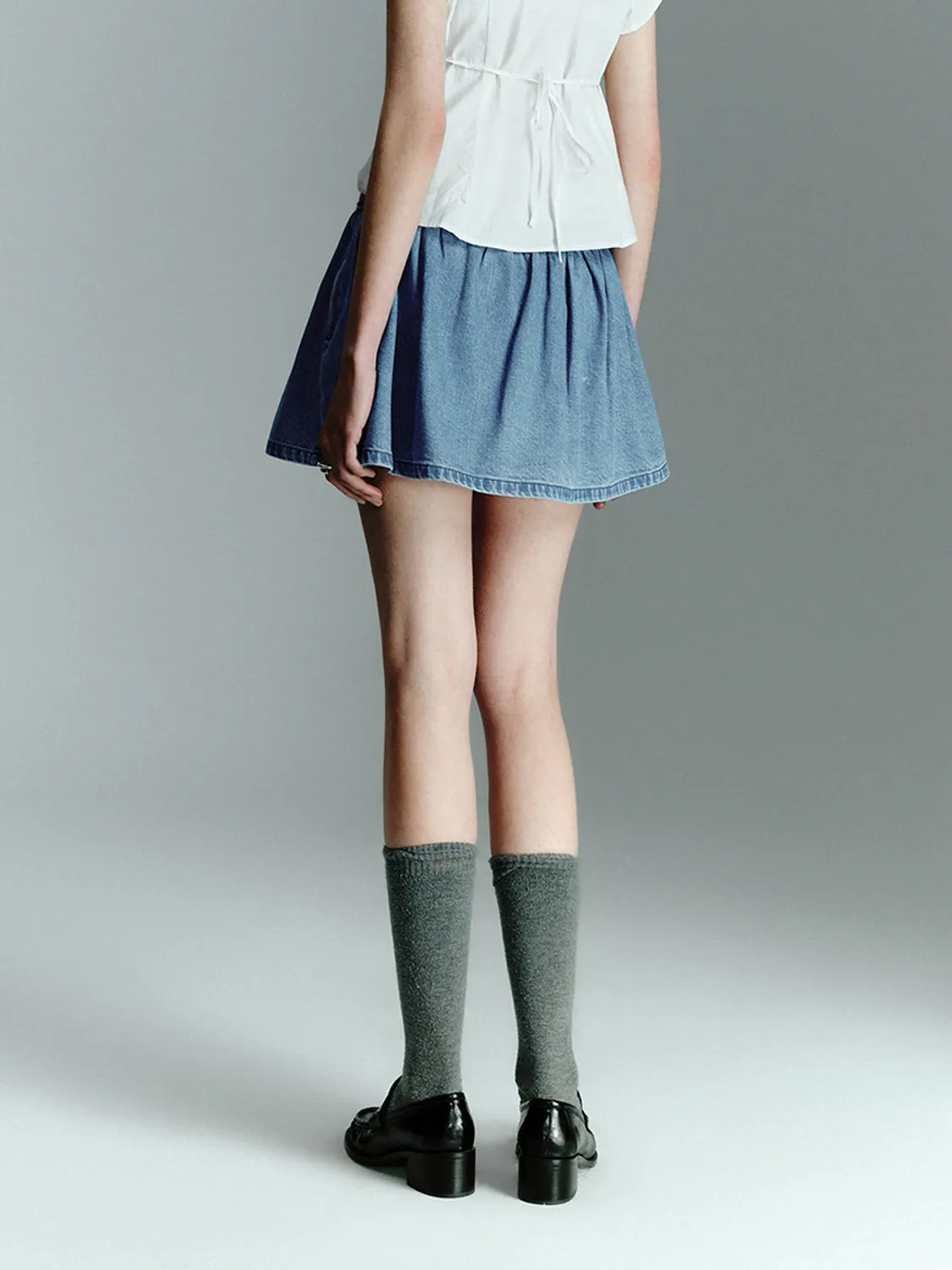 Mini Denim Skirts