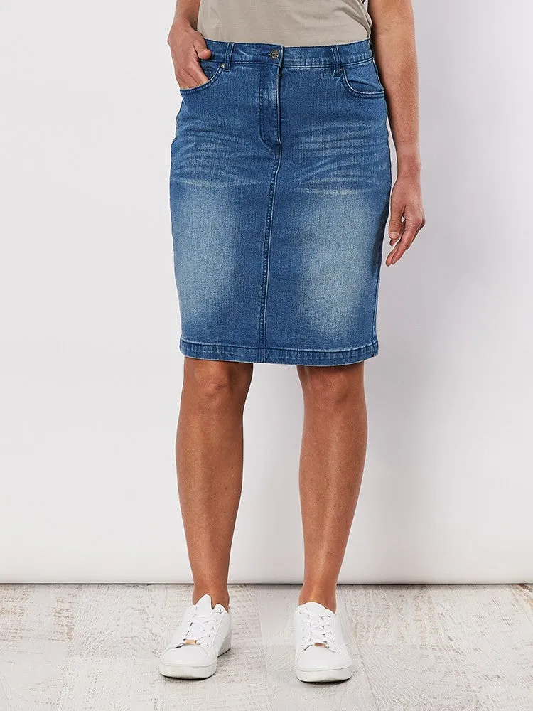 Miracle Denim Jean Skirt