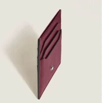 Montblanc Meisterstück Burgundy 6CC Leather Card Holder
