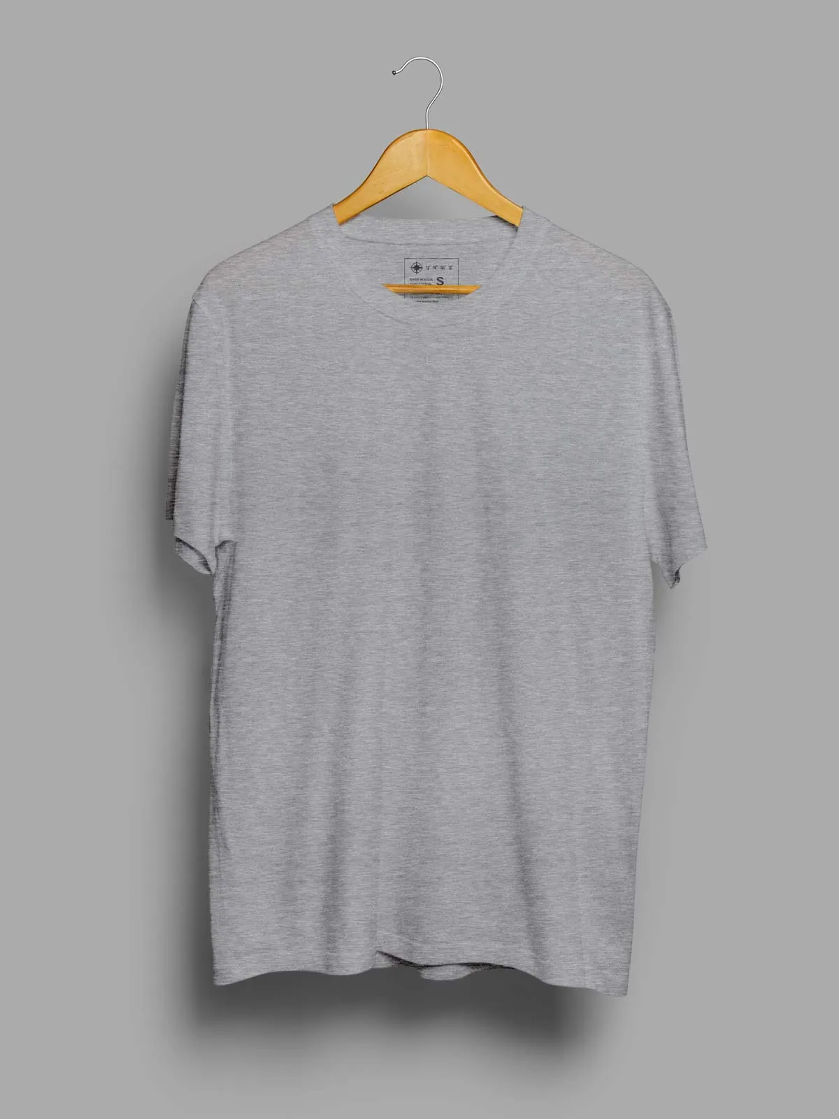 Muted Peach, Beige & Light Grey T Shirt Combo | Pack of 3