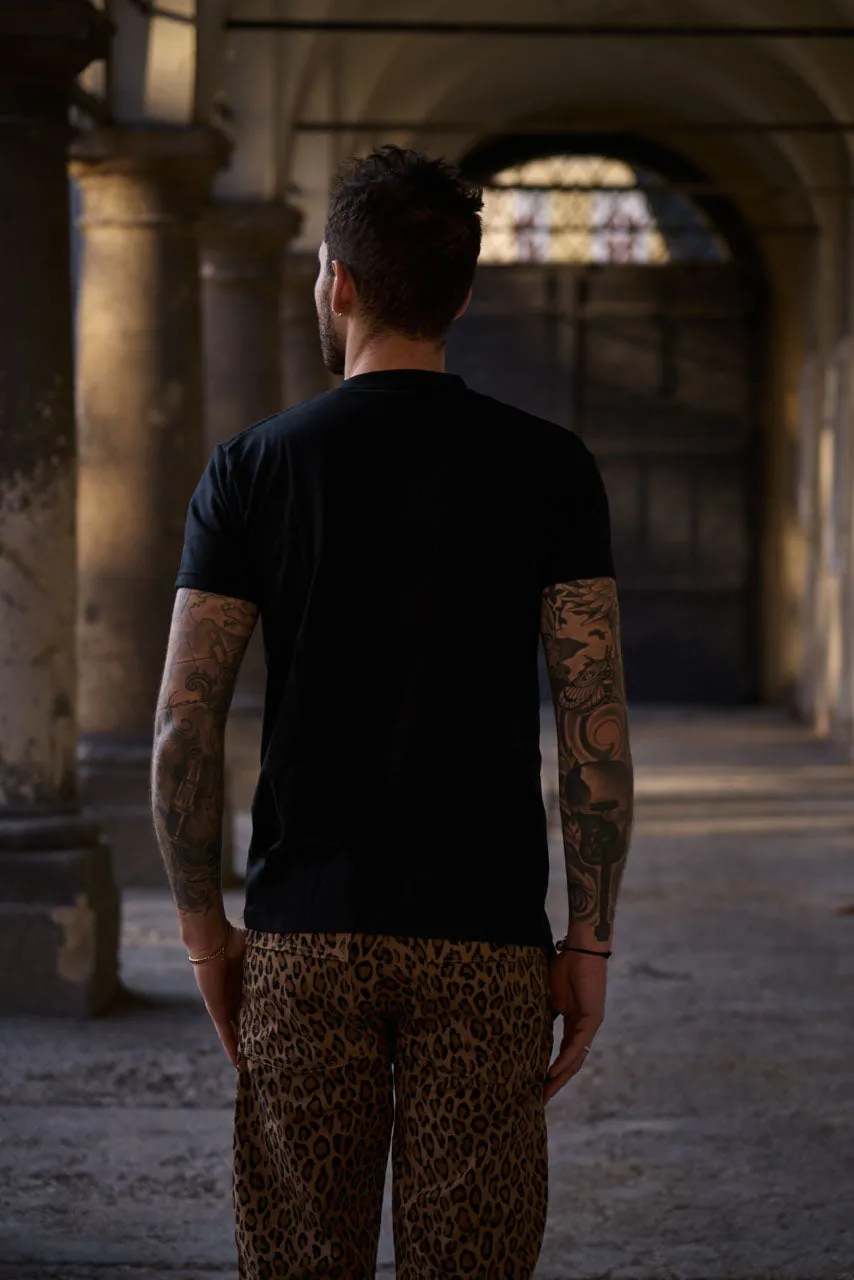 Naked & Famous Denim Circular Knit T-Shirt Black