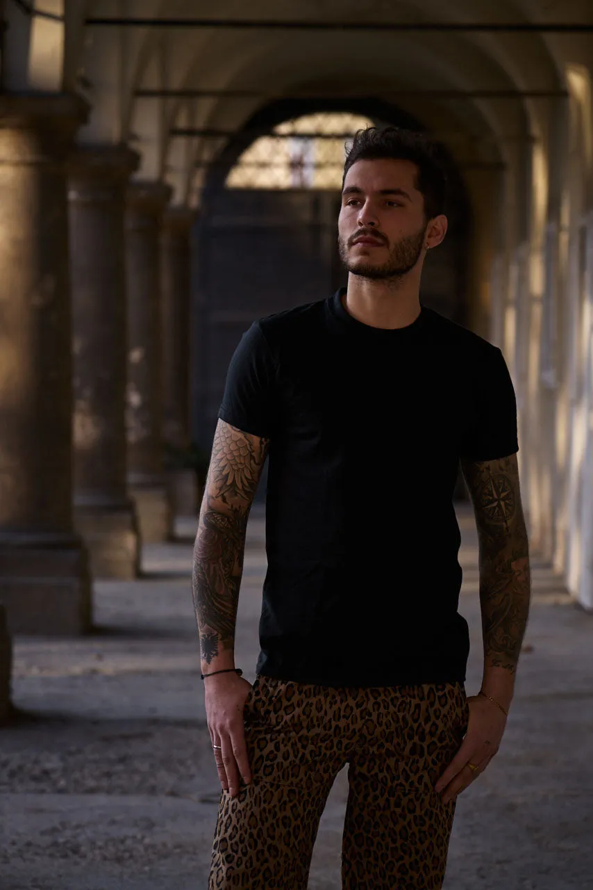 Naked & Famous Denim Circular Knit T-Shirt Black