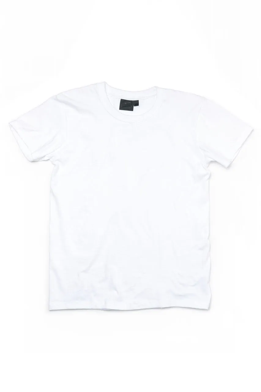 Naked & Famous Denim Circular Knit T-Shirt White