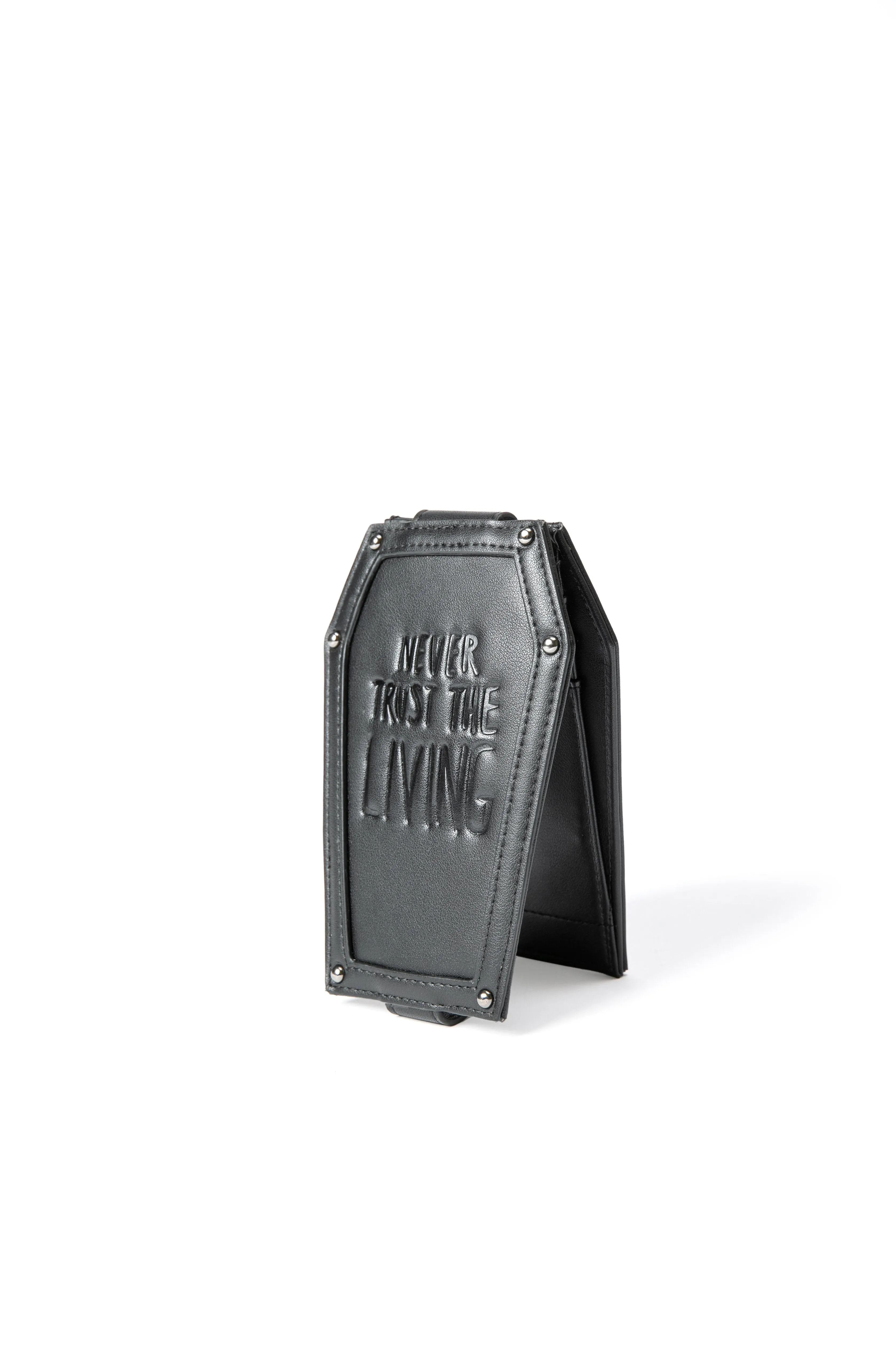 Never trust coffin cardholder wallet