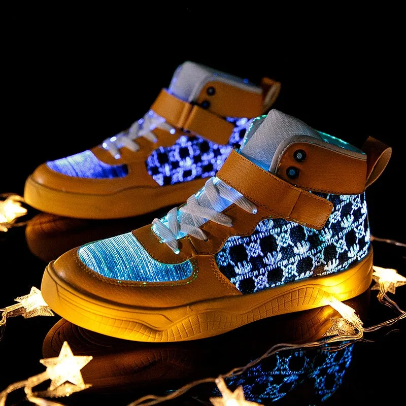 New Fiber Optic Glowing Sneakers Party Shoes Cool Street Shoes