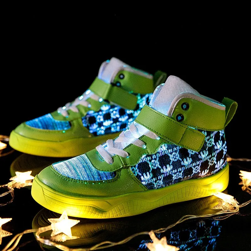New Fiber Optic Glowing Sneakers Party Shoes Cool Street Shoes