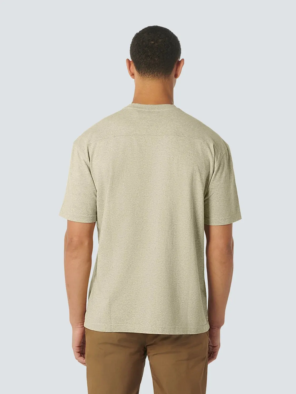 NO EXCESS RELAXED FIT MARLE CREWNECK T-SHIRT 23350228