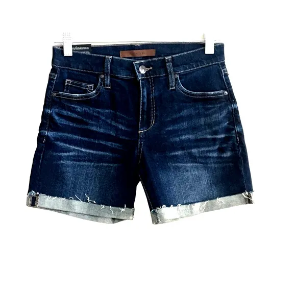 NWT Joe's Jeans Mid Rise Easy Bermuda Cuffed Shorts Size 23