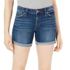 NWT Joe's Jeans Mid Rise Easy Bermuda Cuffed Shorts Size 23