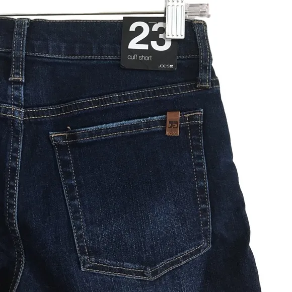 NWT Joe's Jeans Mid Rise Easy Bermuda Cuffed Shorts Size 23