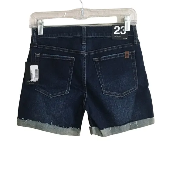 NWT Joe's Jeans Mid Rise Easy Bermuda Cuffed Shorts Size 23