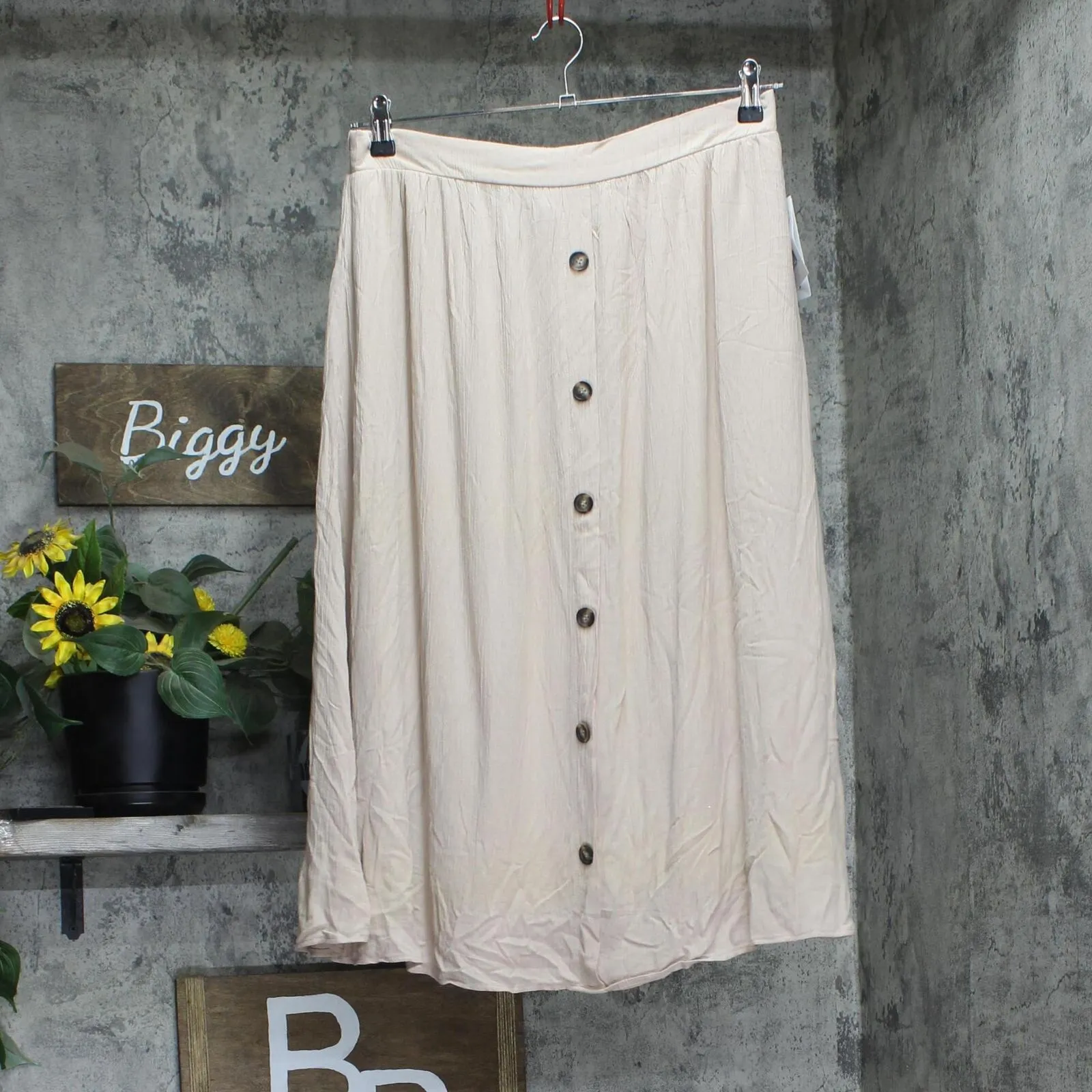 Ny Collection Womens Petite Midi Length A-Line Skirts PGWK4771