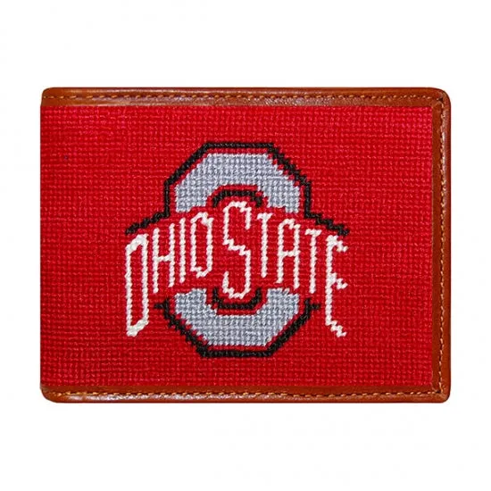 Ohio State Needlepoint Bi-Fold Wallet